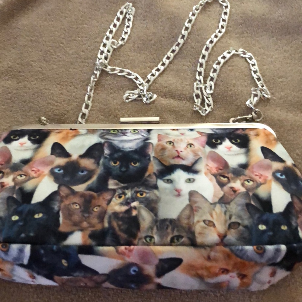 Cat Collage purse
